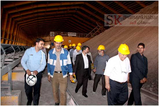 بازدید اعضای کارگروه مصالح ساختمانی و تجهیزات ساخت استان از شرکت سیمان ممتازان